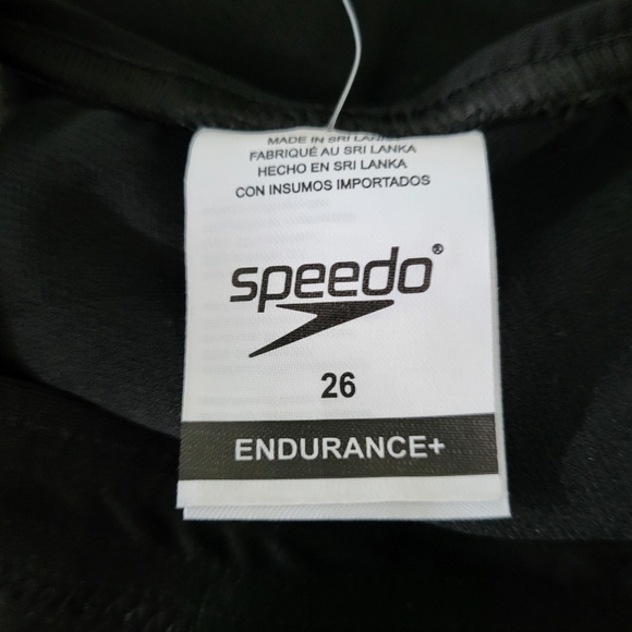 Speedo Endurance+ Super Pro Solid  Black Size 26(XS) One Piece BNIB - Picture 3 of 4